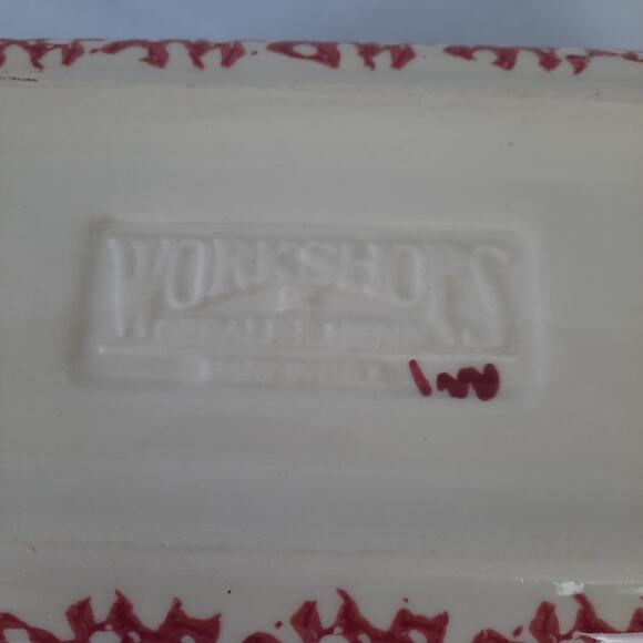 Gerald E Henn Woodshops Spongeware Bread Loaf Pan Pottery - Picture 6 of 7